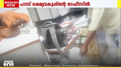 സെക്രട്ടേറിയറ്റിൽ വീണ്ടും പാമ്പ്; പിടികൂടിയത് ഭരണസിരാകേന്ദ്രത്തിലെ സ്ഥിരം സ്നേക് റെസ്ക്യൂവർ