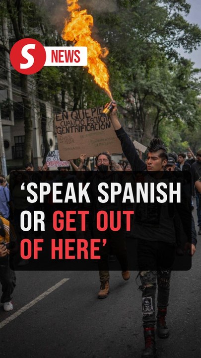 'Speak Spanish or get out of here' Mexicans protest gentrification and US migration