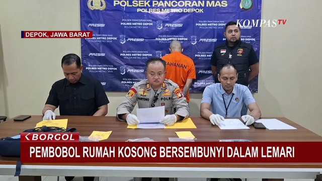Video Penangkapan Pencuri yang Bobol Dua Rumah Kosong di Depok, Dipergoki Pemilik | BORGOL