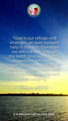 Verse of the Day: Psalm 46:1-3 🕊️