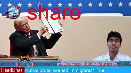Trump's new executive order worried immigrants MHM NEWS