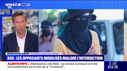 Un important dispositif de sécurité mobilisé dans le Tarn pour la "turboteuf" en opposition à l'A69