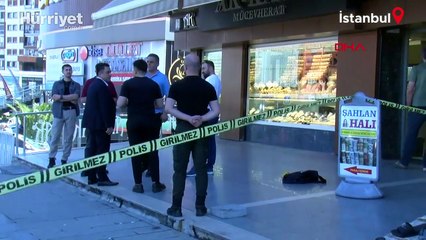 Ümraniye'de soygun girişimi! Kuyumcu ateş açınca kaçtılar