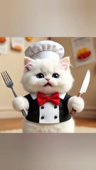 “He Cooked With His Tiny Paws… Now You HAVE to Love Him 😻💘”