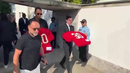 Liverpool squad arrive at Diogo Jota's funeral