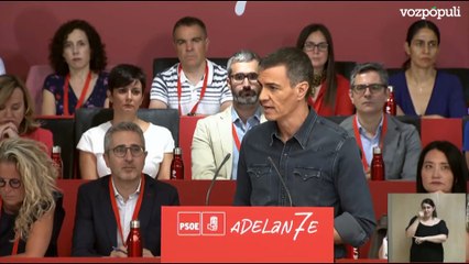 Sánchez: "Vosotros me elegisteis como capitán de este barco y el capitán no se desentiende cuando viene mala mar"