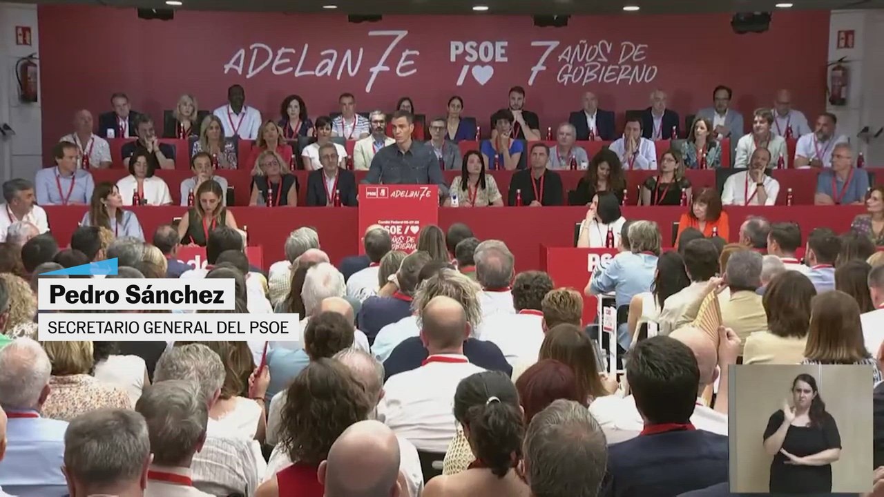 Sánchez: “Nosotros no somos como los corruptos que han manchado nuestras siglas”