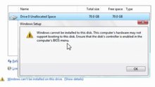 Fix “Windows cannot be installed to this disk... controller is enabled in the computer's BIOS menu" in Windows 11/10/8/7