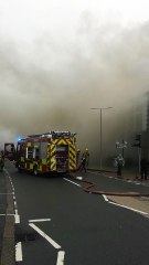 Fire at the Queens hotel in Blaenau Ffestiniog