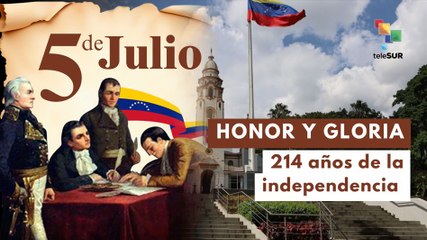 Venezuela conmemora los 214 años de la declaración de la independencia