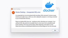 How To Solve Docker Desktop Unexpected WSL Error in Windows 11 / 10 ✔️