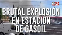 Brutal explosión en estacón de gasoil deja decenas de personas heridas