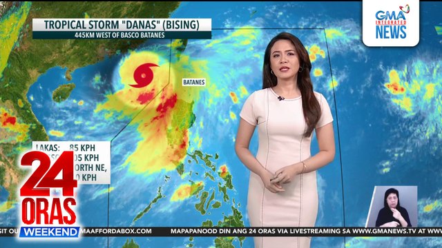 Bagyong Bising, wala na sa PAR; panahon sa ilang bahagi ng bansa, magiging maulap at maulan | 24 Oras Weekend