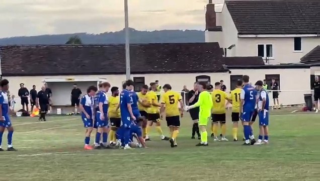 RED CARD! Newent Player Sent Off in Heated Clash vs Worcester City Reserves