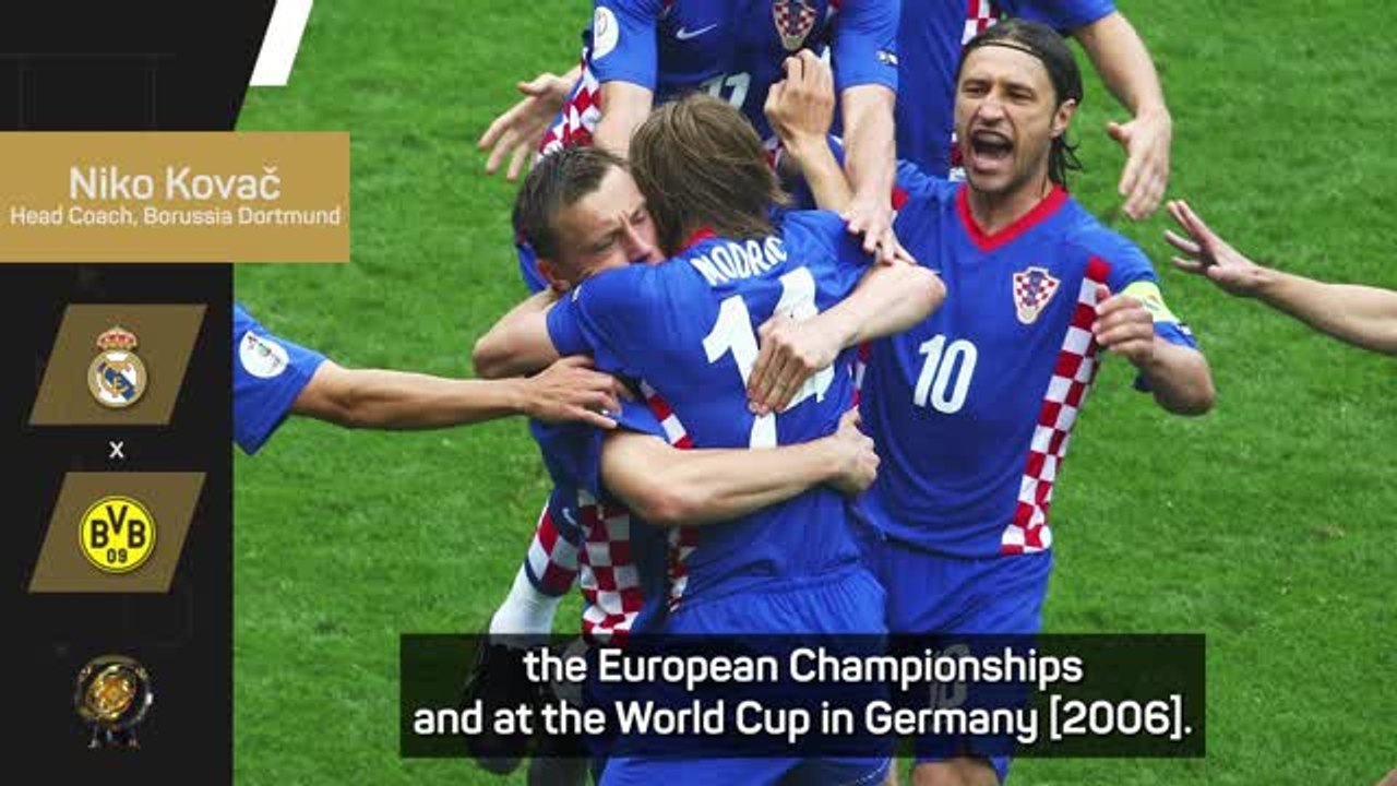 Dortmund's Kovac labels Luka Modrid 'the greatest Croatian player ever'