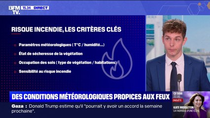 Vent, sécheresse, températures... Quels sont les critères pour définir le risque incendie?