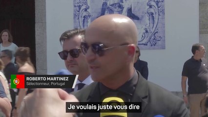 Le message de Martinez après les funérailles de son joueur