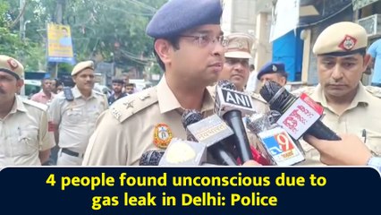 people were found Unconscious due to gas cylinder Leak : Police