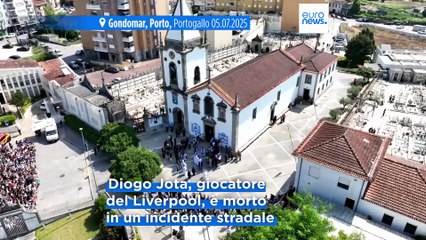 Portogallo: in migliaia partecipano ai funerali di Diogo Jota e André Silva