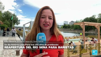 Informe desde París: darse un chapuzón en el río Sena ya es una realidad