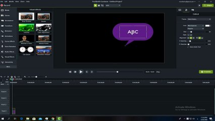 General text formatting in Camtasia studio