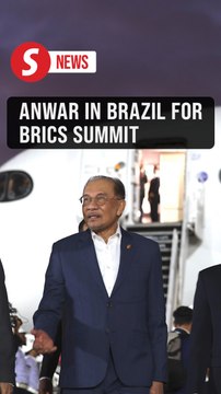 Anwar arrives in Brazil for BRICS summit