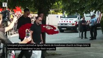 Diogo Jota funeral family and football stars gather in Portugal
