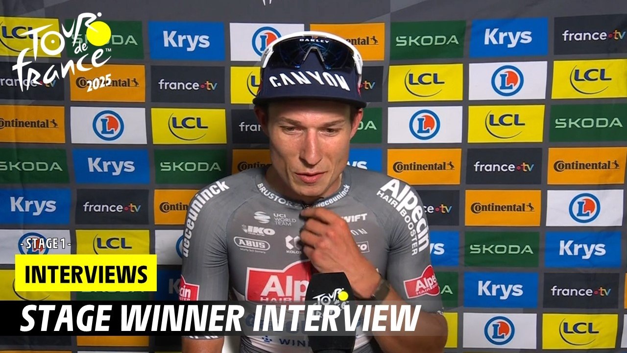 Philipsen interview after his win - Stage 1 - Tour de France 2025