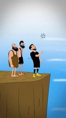Cave Man Tries to Play Football Like Messi  Funny Evolution Video