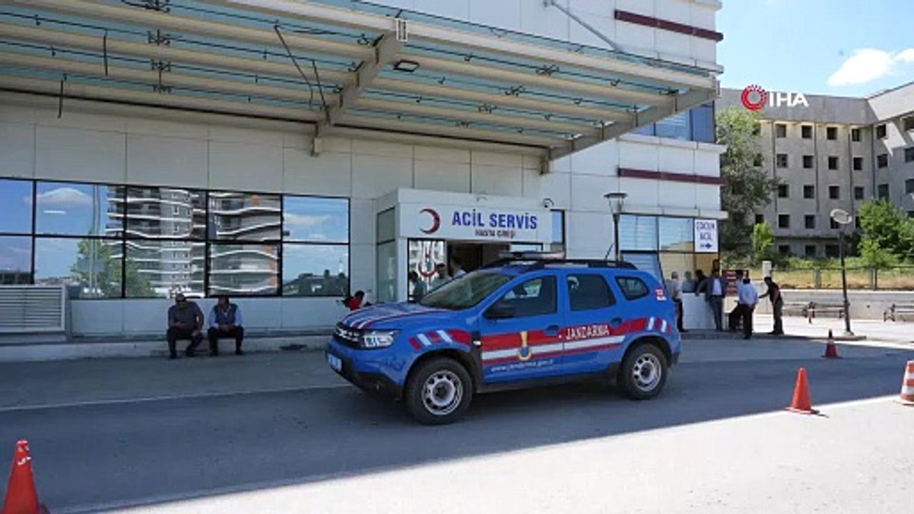 Komşuda feci kaza