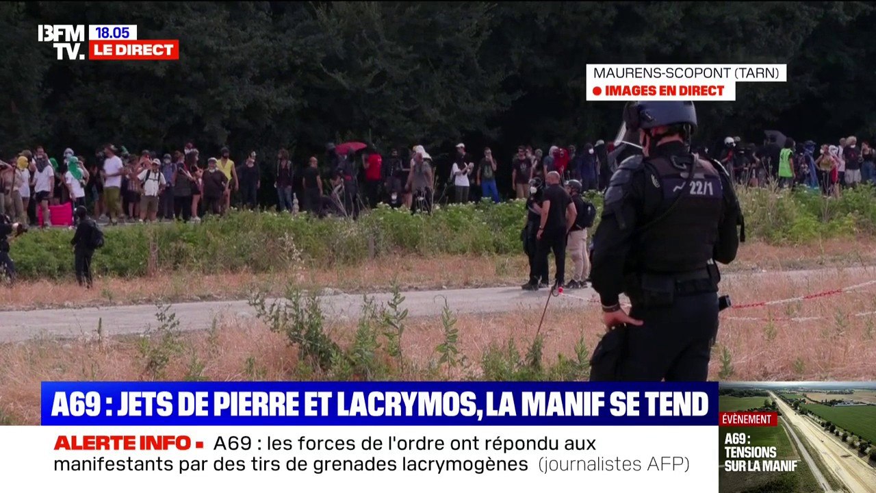 "Un constat de bis repetita": le député Jean Terlier ("Renaissance") réagit aux tensions entre les manifestants contre l'A69 et les forces de l'ordre