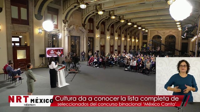 Cultura da a conocer la lista completa de seleccionados del concurso binacional ‘México Canta’
