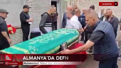 Muhammed Yakut için Almanya'da cenaze töreni düzenlendi
