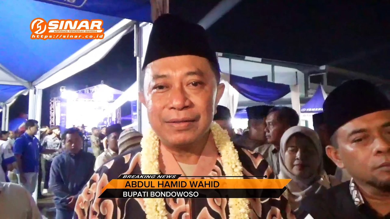 Peresmian Pasar Rakyat Bondowoso