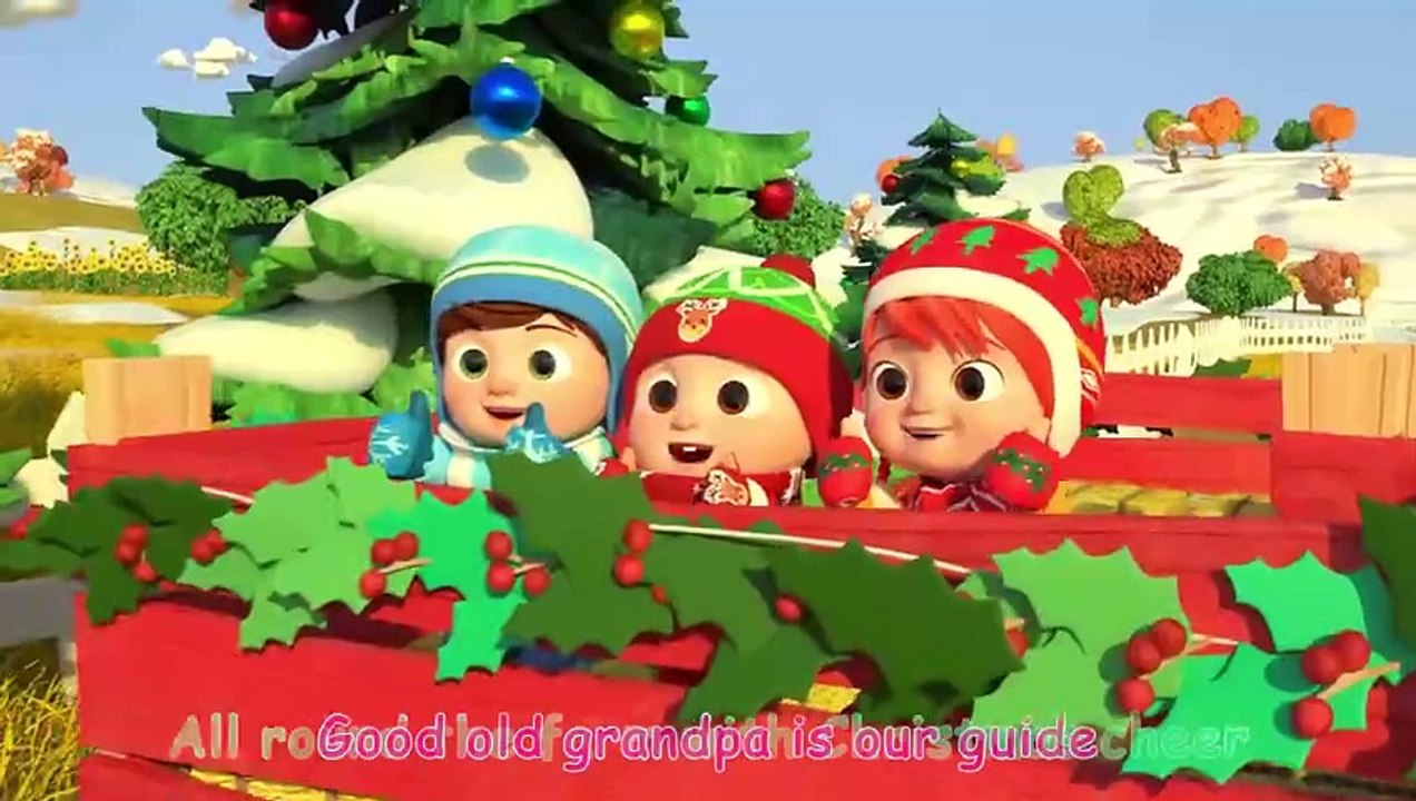 Christmas At The Farm _ CoComelon Nursery Rhymes _ Kids Songs(720P_HD)