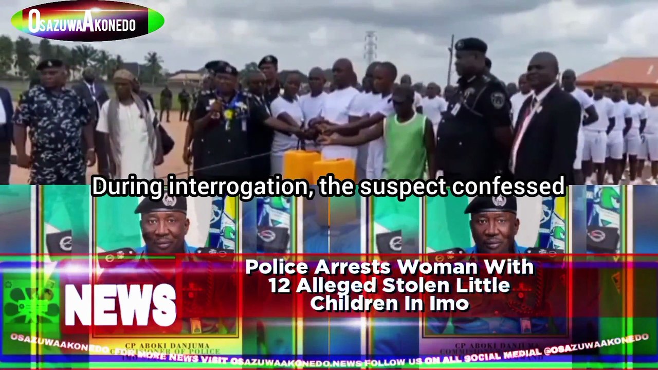 Police Arrests Woman With 12 Alleged Stolen Little Children In Imo