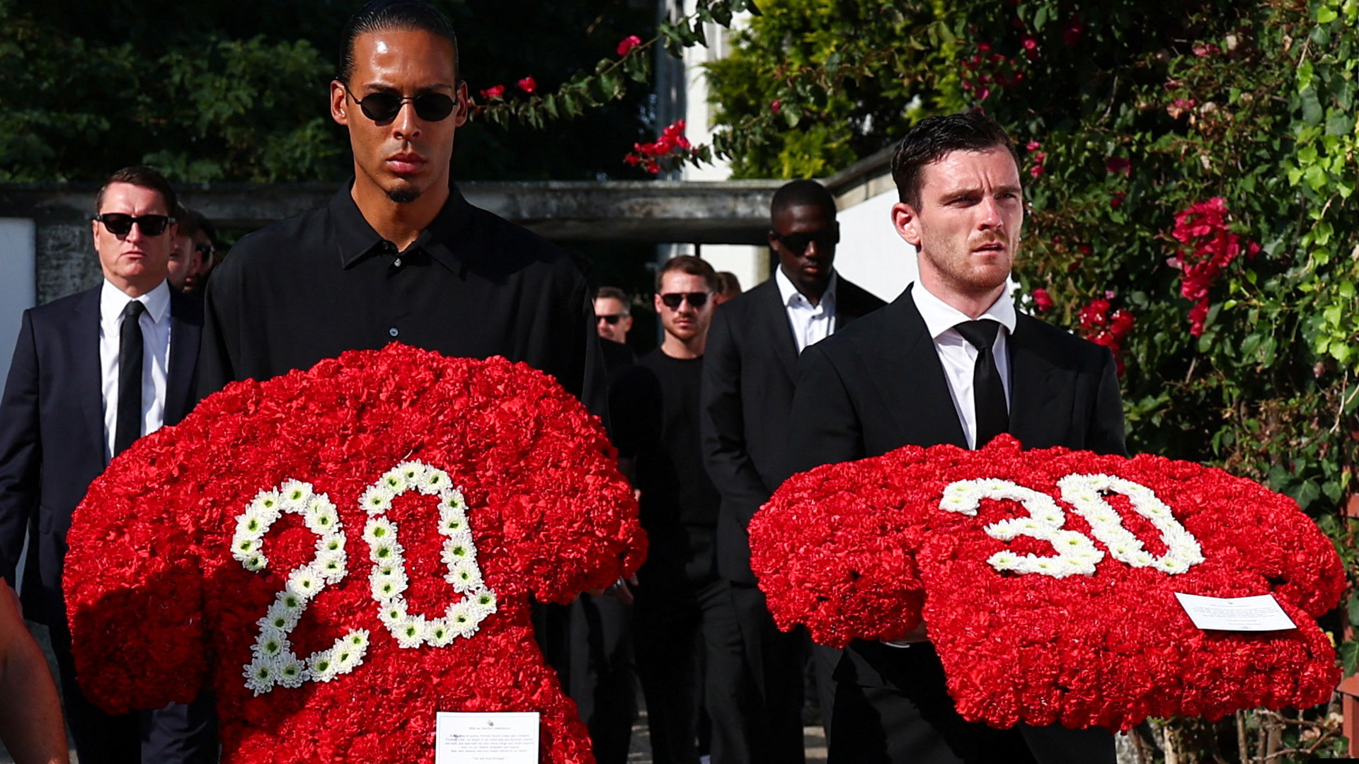The football world comes together for Diogo Jota's funeral