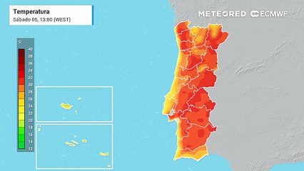 Temperaturas persistem particularmente elevadas durante a próxima semana em Portugal Continental.