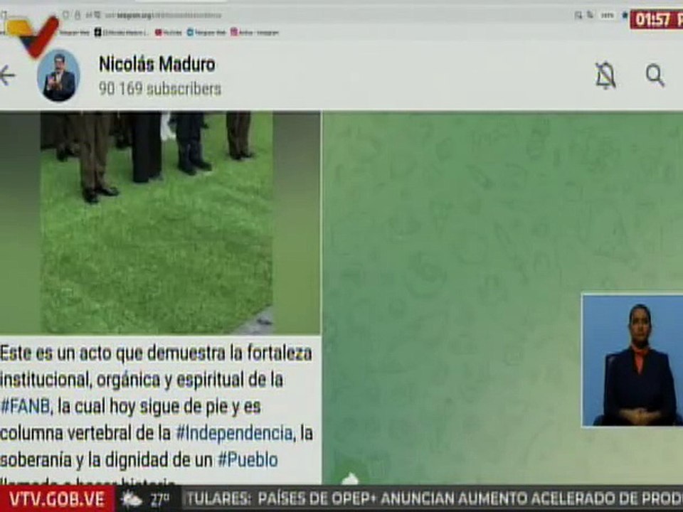 Pdte. Maduro: La FANB es columna vertebral de la independencia, soberanía y dignidad del pueblo
