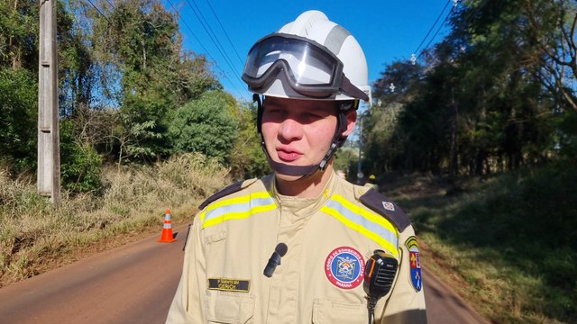 “Foi preciso cautela devido aos cabos energizados”, diz tenente após acidente na Estrada Rio da Paz