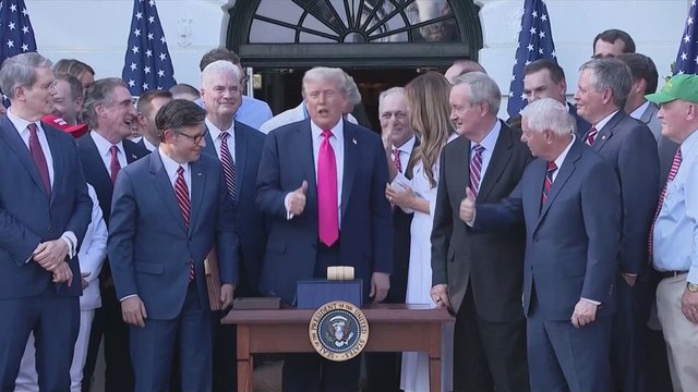 Trump and Administration’s Jaw-Dropping Thumbs-Up Moment After Signing ‘One Big Beautiful Bill’