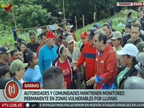 Barinas | Autoridades y pueblo organizado monitorean vías afectadas por las lluvias