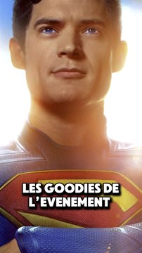 Les goodies de l’événement SUPERMAN