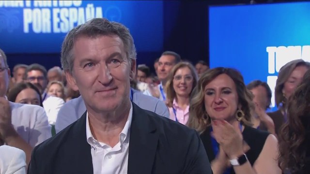 Discurso completo de Feijóo | Reelegido con un 99,24% de los votos