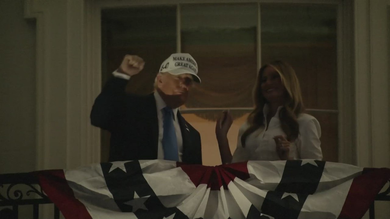 Trump and Melania break into surprise YMCA dance after July 4th fireworks