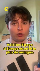 Top 5 des pays européens qui lisent le plus de mangas !