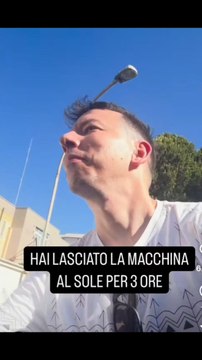 Daniele condotta quando hai lasciato la macchina per tre ore sotto il sole