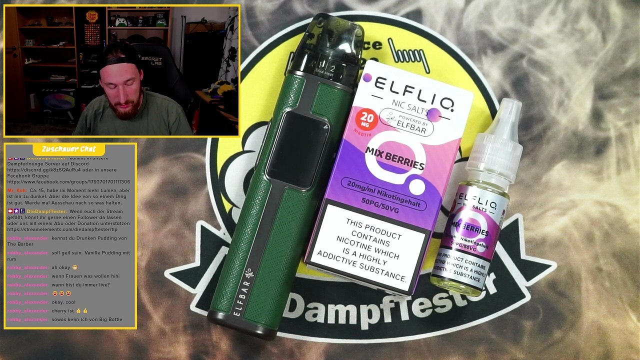 Elfliq Mix Berries Geschmacks Test