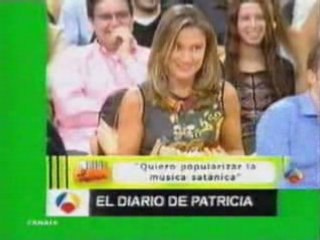 heavy friki cantando en el diario de patricia XD