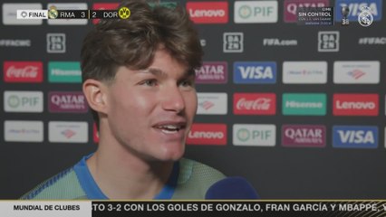 Zona mixta real madrid vs. Borussia